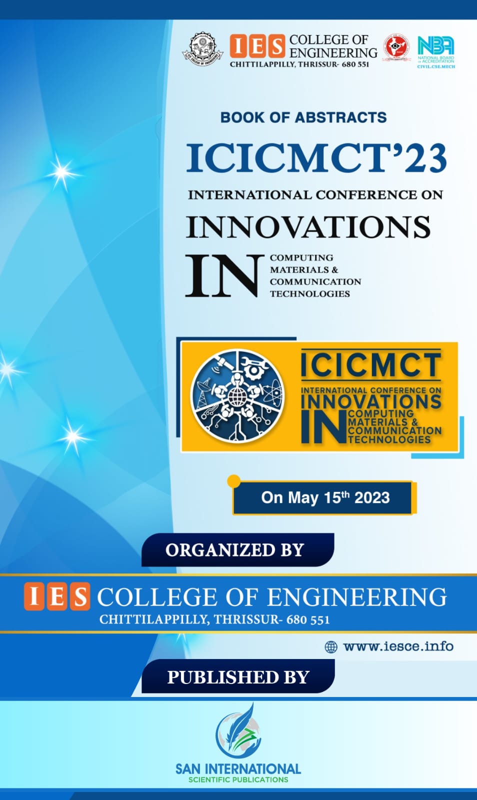 Book of Abstract – International Conference on Innovations in Computing Materials and Communication Technologies (ICICMCT’23)